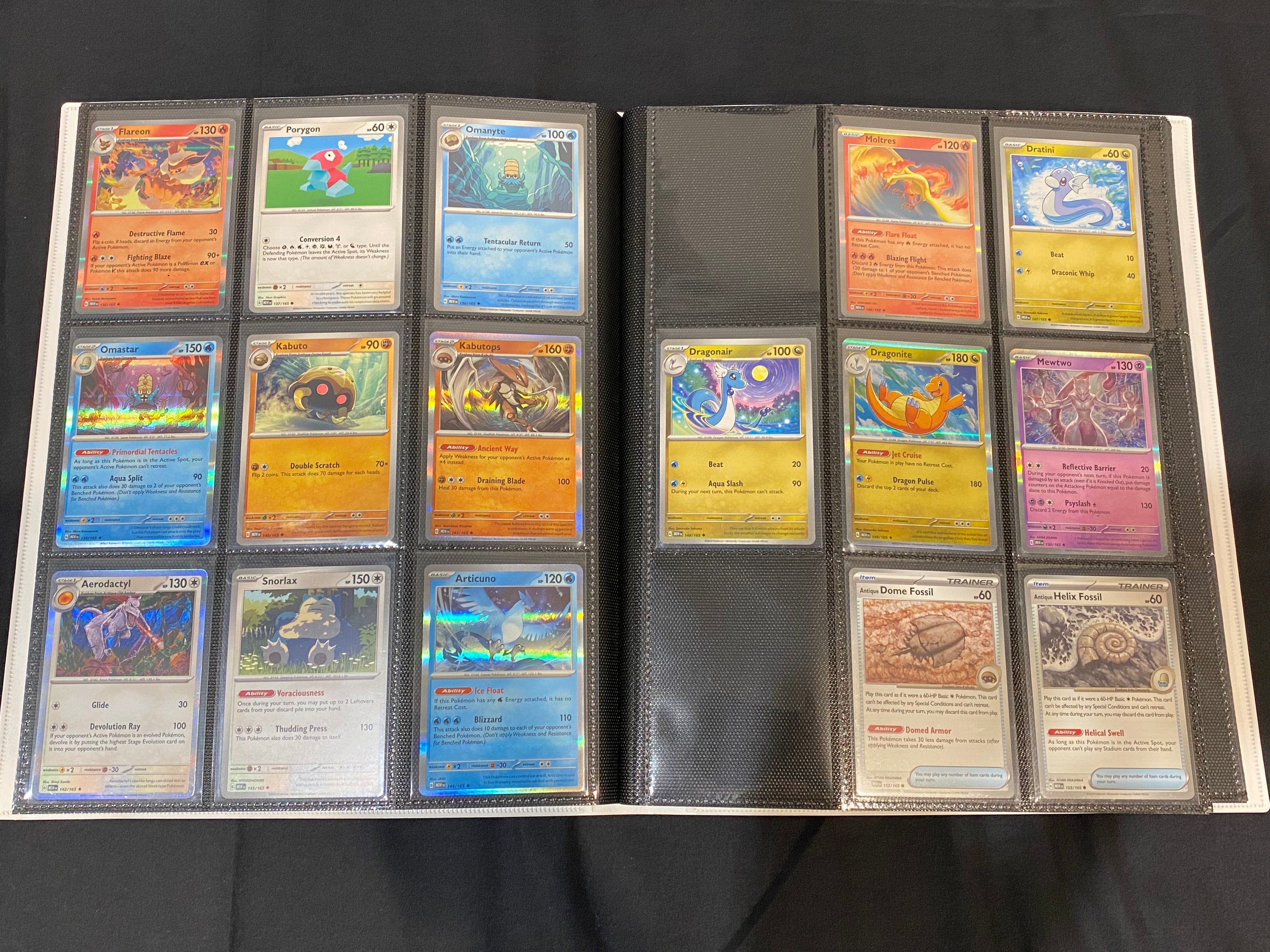Pokemon — Scarlet & Violet 151 Common, Uncommon & Holo Set in Folder — Near Mint