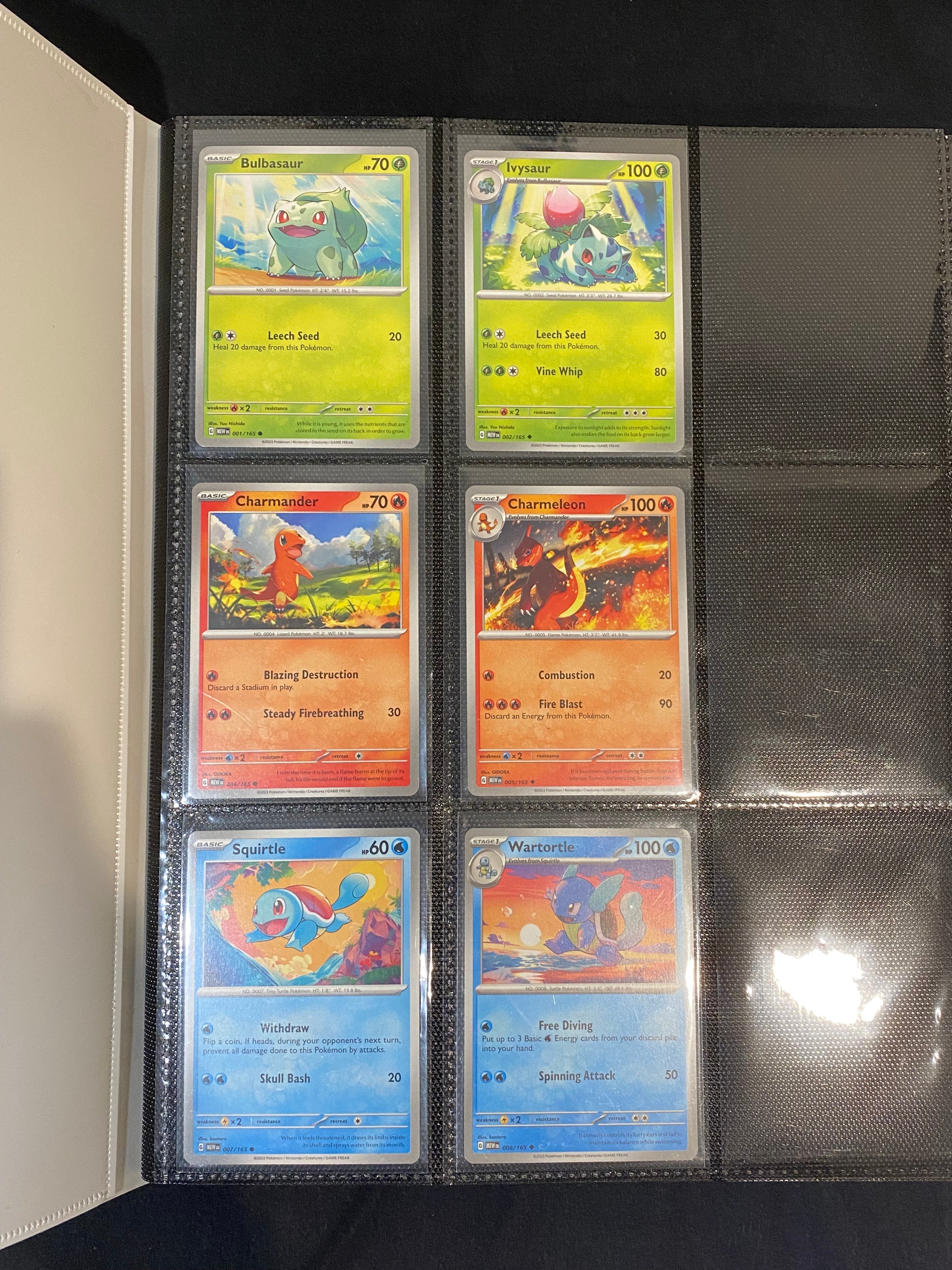 Pokemon — Scarlet & Violet 151 Common, Uncommon & Holo Set in Folder — Near Mint
