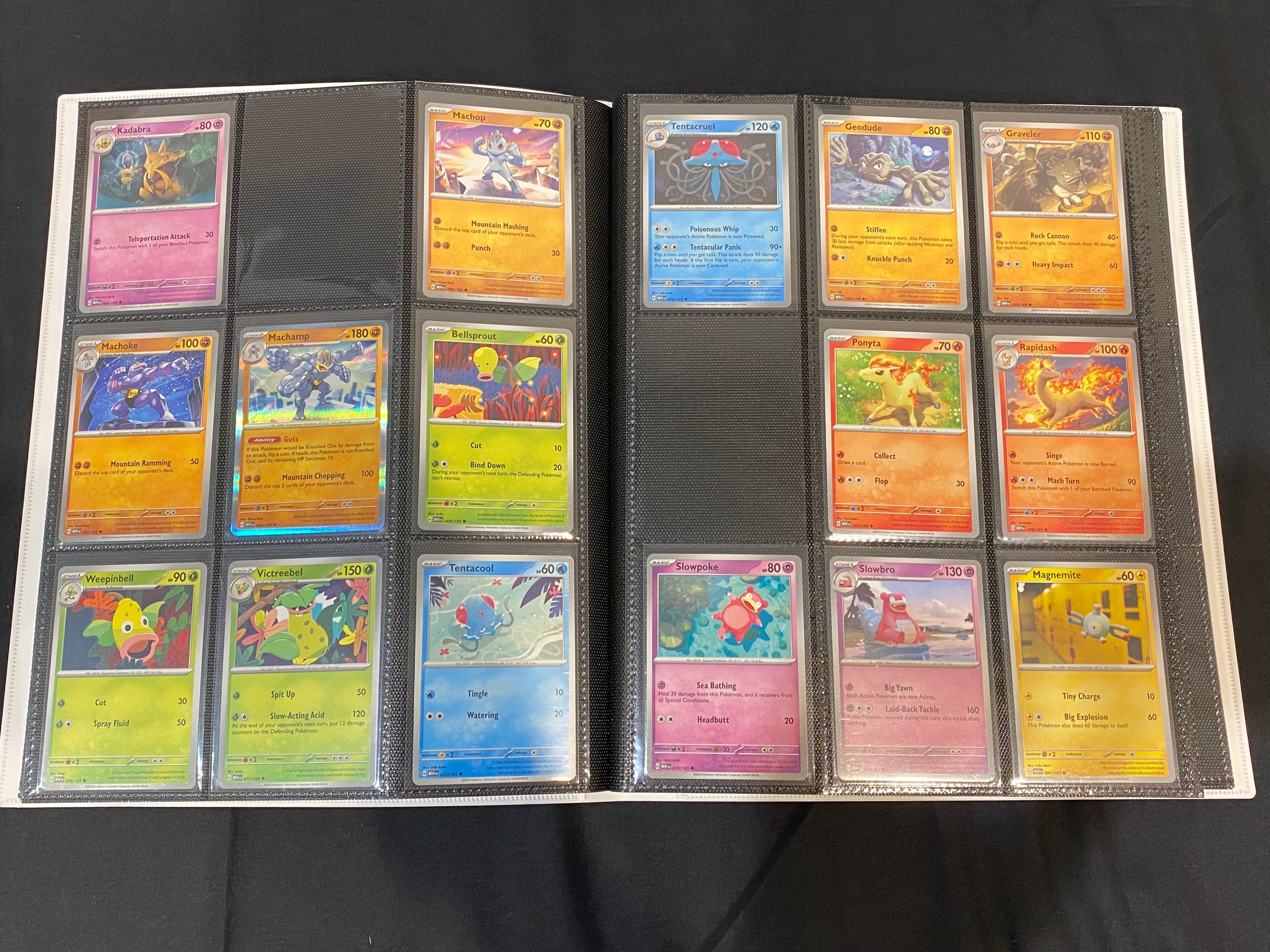 Pokemon — Scarlet & Violet 151 Common, Uncommon & Holo Set in Folder — Near Mint