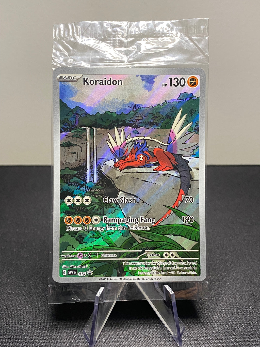 Pokemon — Koraidon SVP014 Promo Sealed — Near Mint