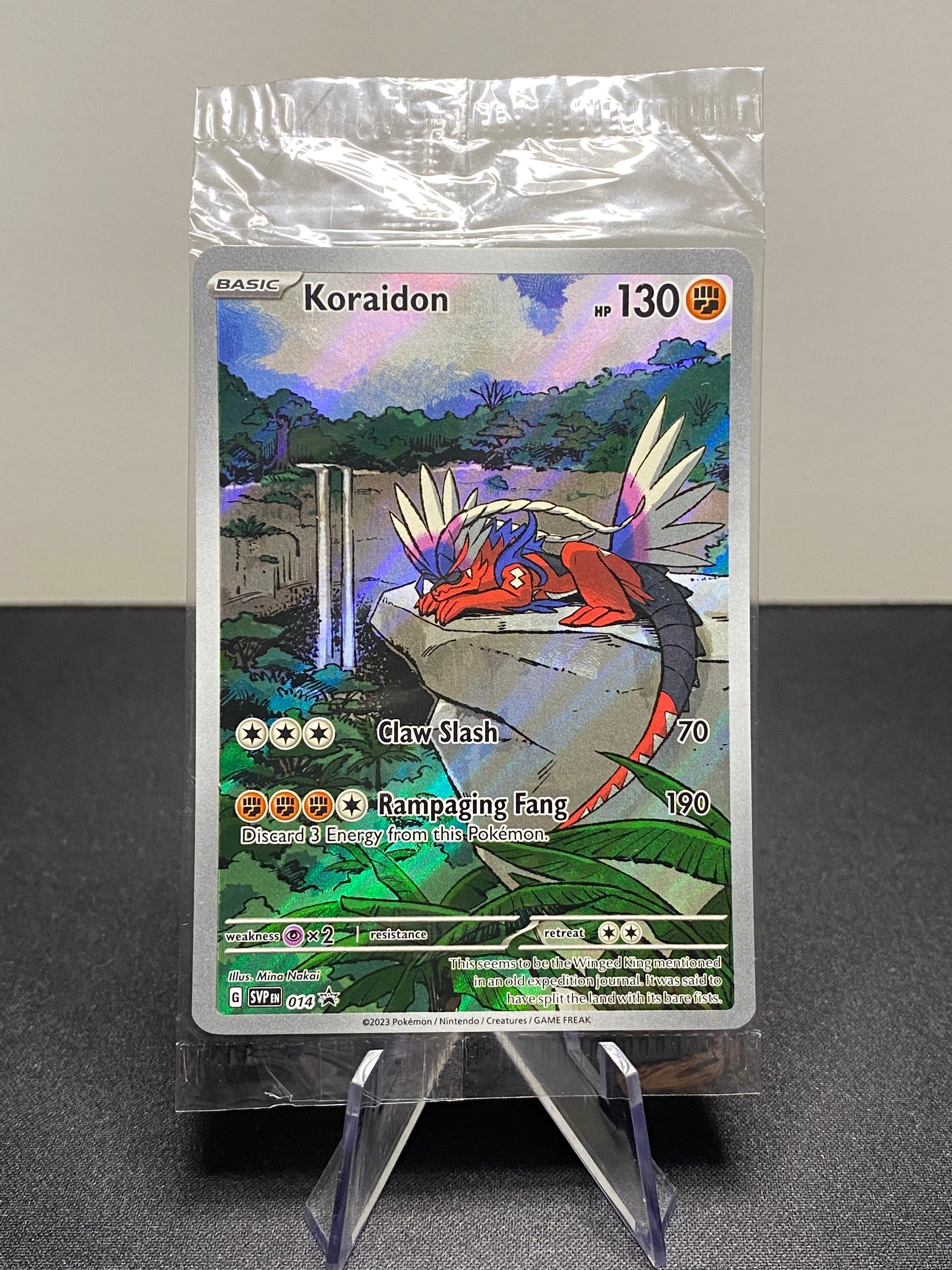 Pokemon — Koraidon SVP014 Promo Sealed — Near Mint