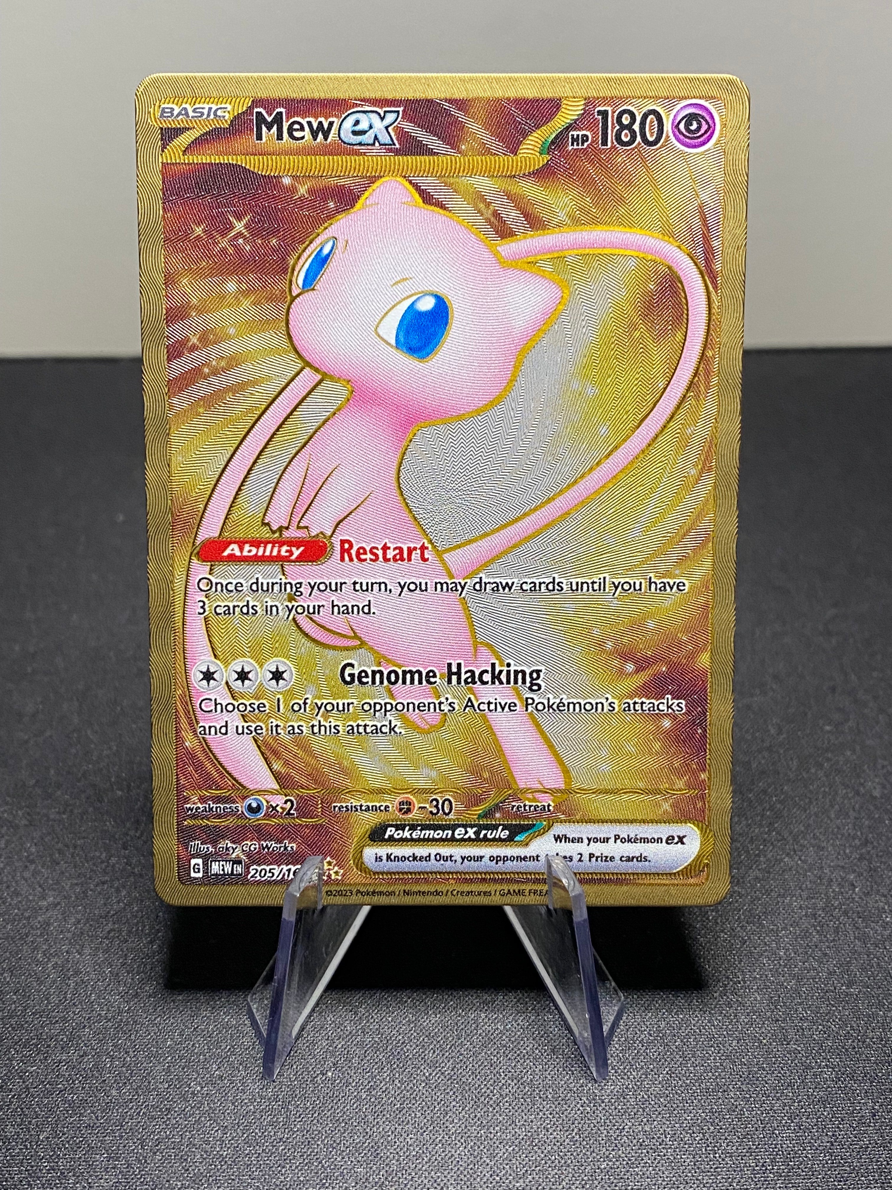Pokemon — Mew 205/165 Metal 151 UPC Promo — Near Mint