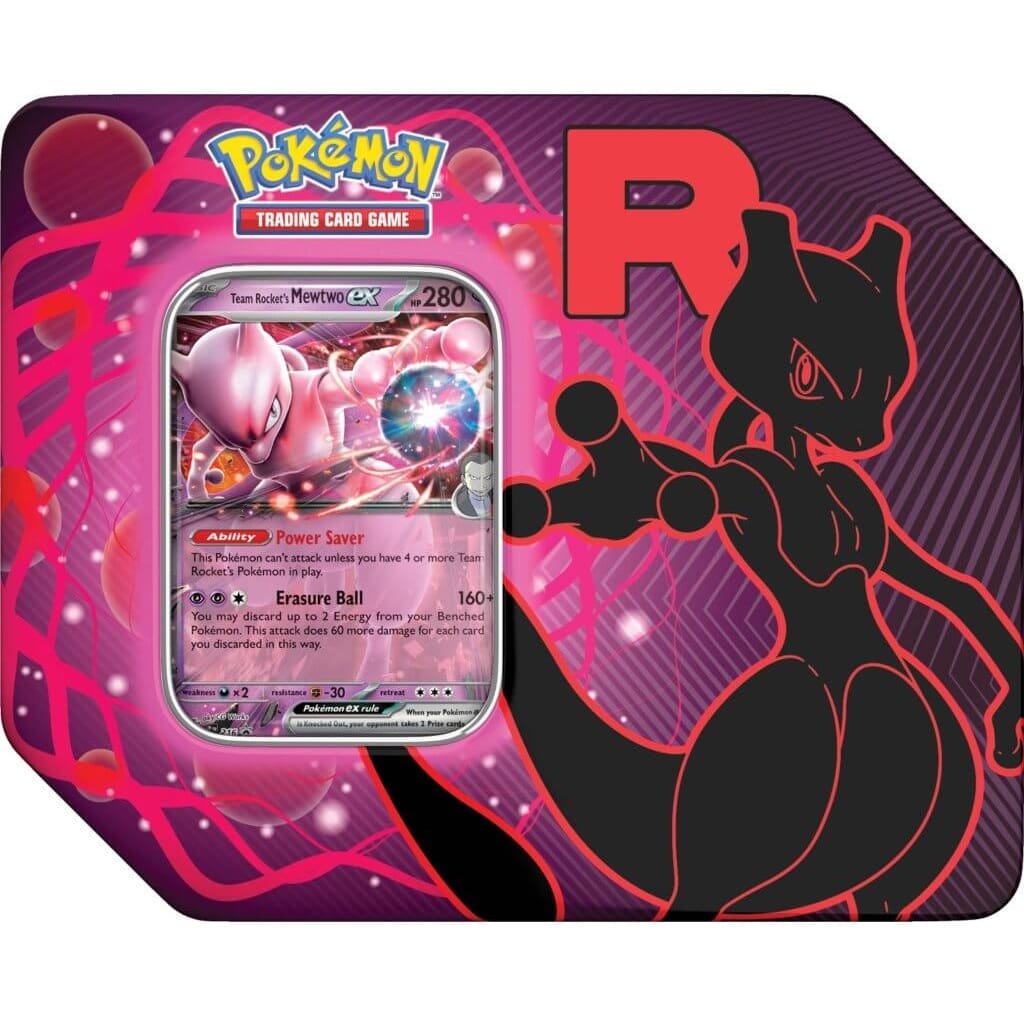 Pokemon — 2025 Mewtwo Team Rocket Tin