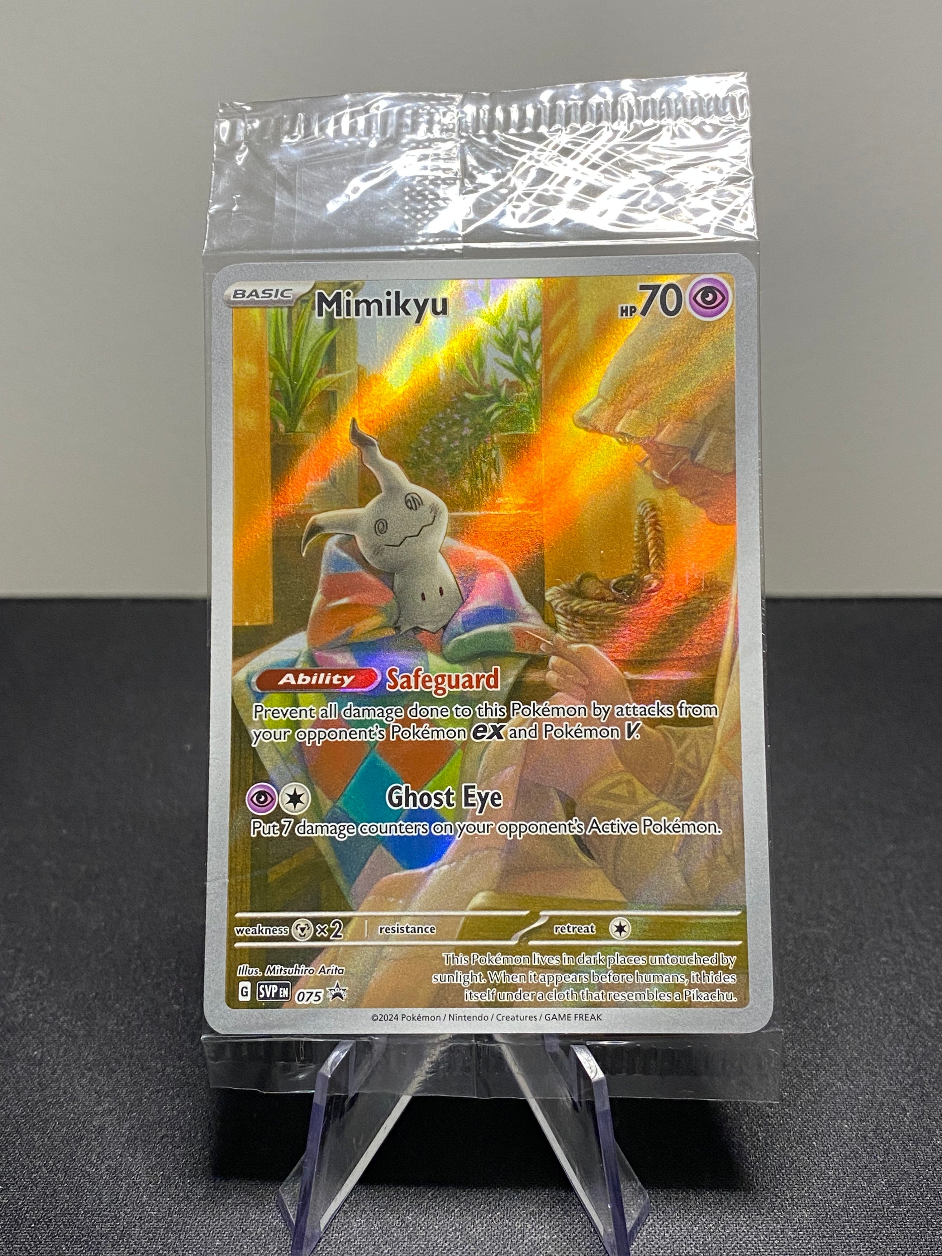 Pokemon — Mimikyu SPV075 Promo Sealed — Near Mint