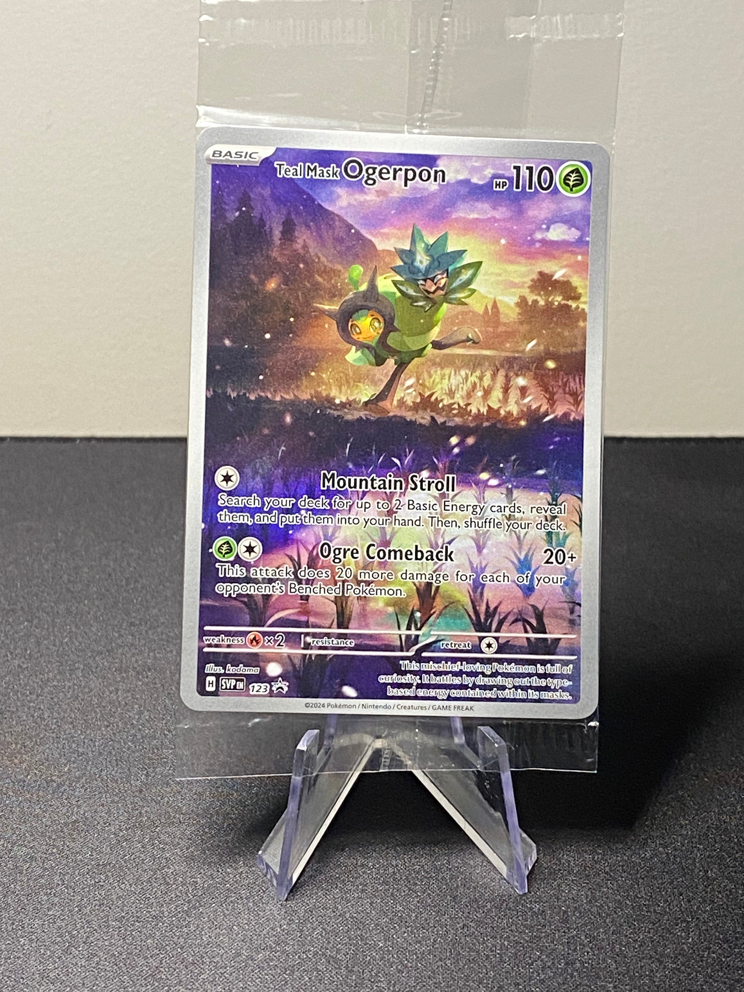 Pokemon — Teal Mask Ogerpon SVP123 Promo Sealed — Near Mint