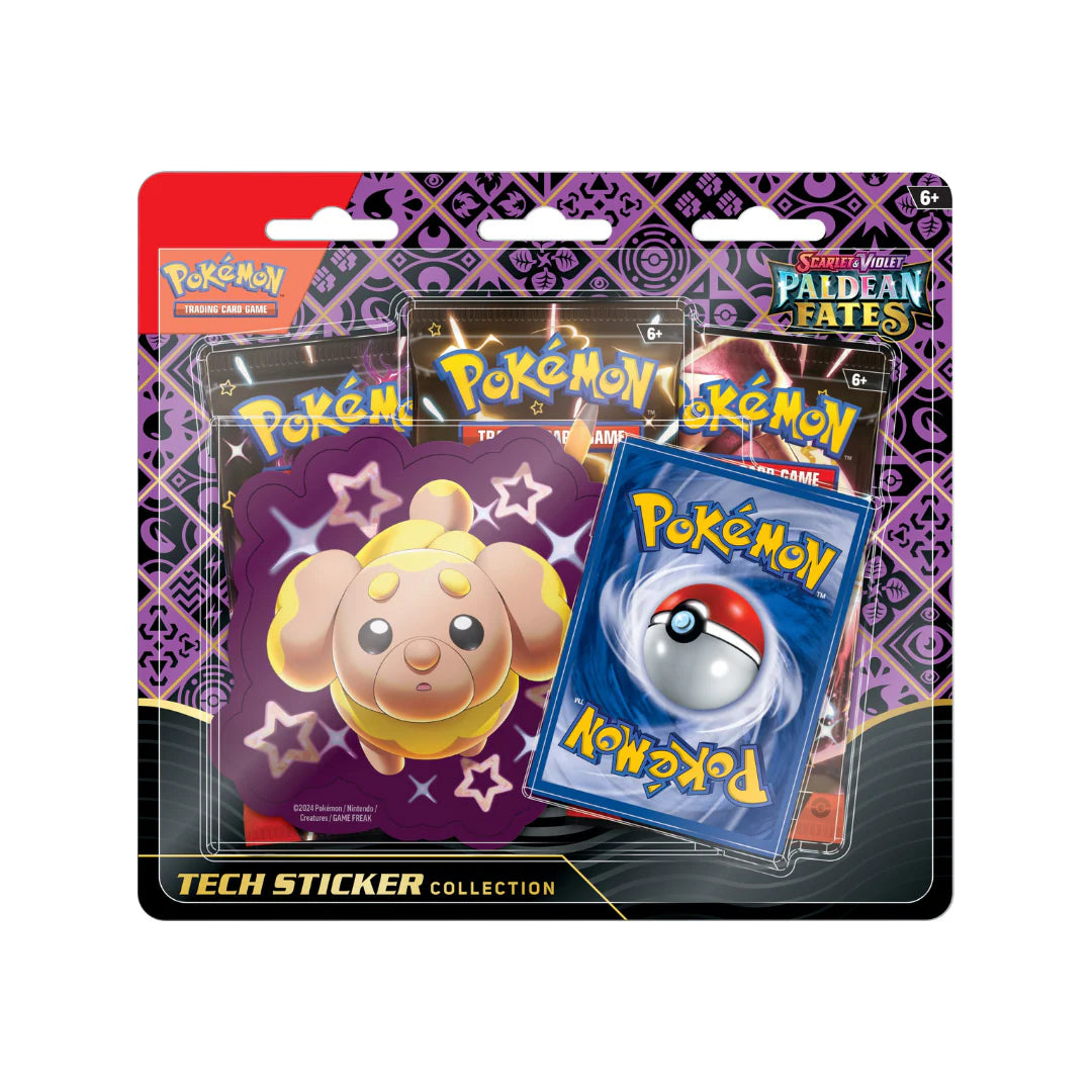 Pokemon — Paldean Fates Tech Sticker Collection — Fidough