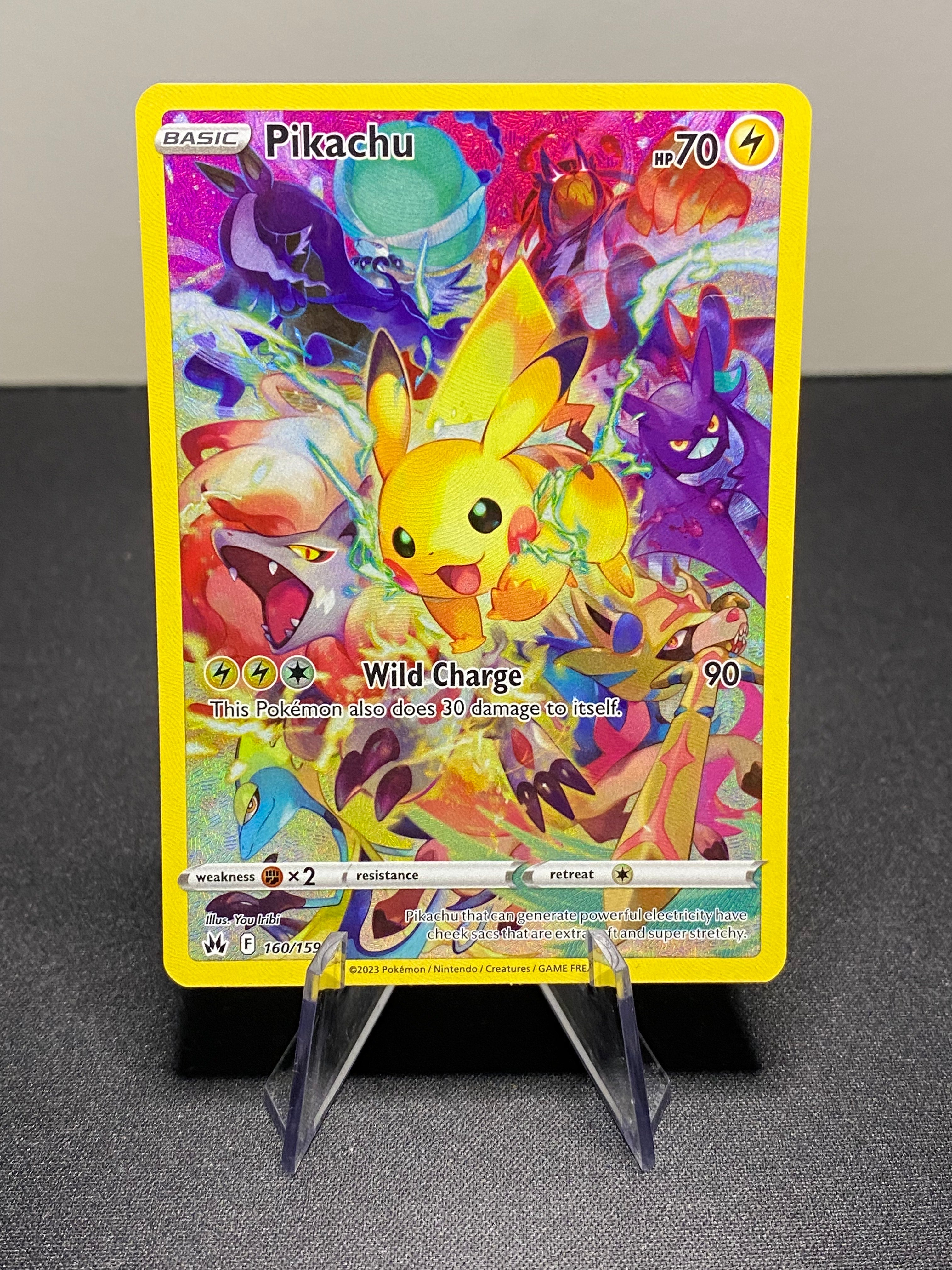 Pokemon — Pikachu Crown Zenith 160/159 Secret Rare — Near Mint