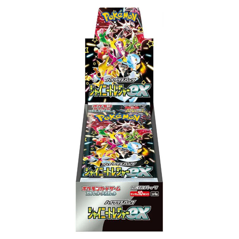 Pokemon — Shiny Treasure EX Booster Box Sealed — SV4A — Japanese