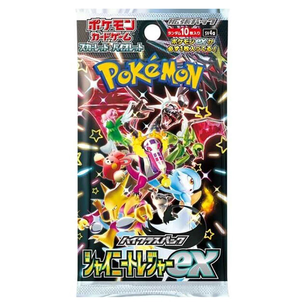 Pokemon — Shiny Treasure EX Booster Box Sealed — SV4A — Japanese
