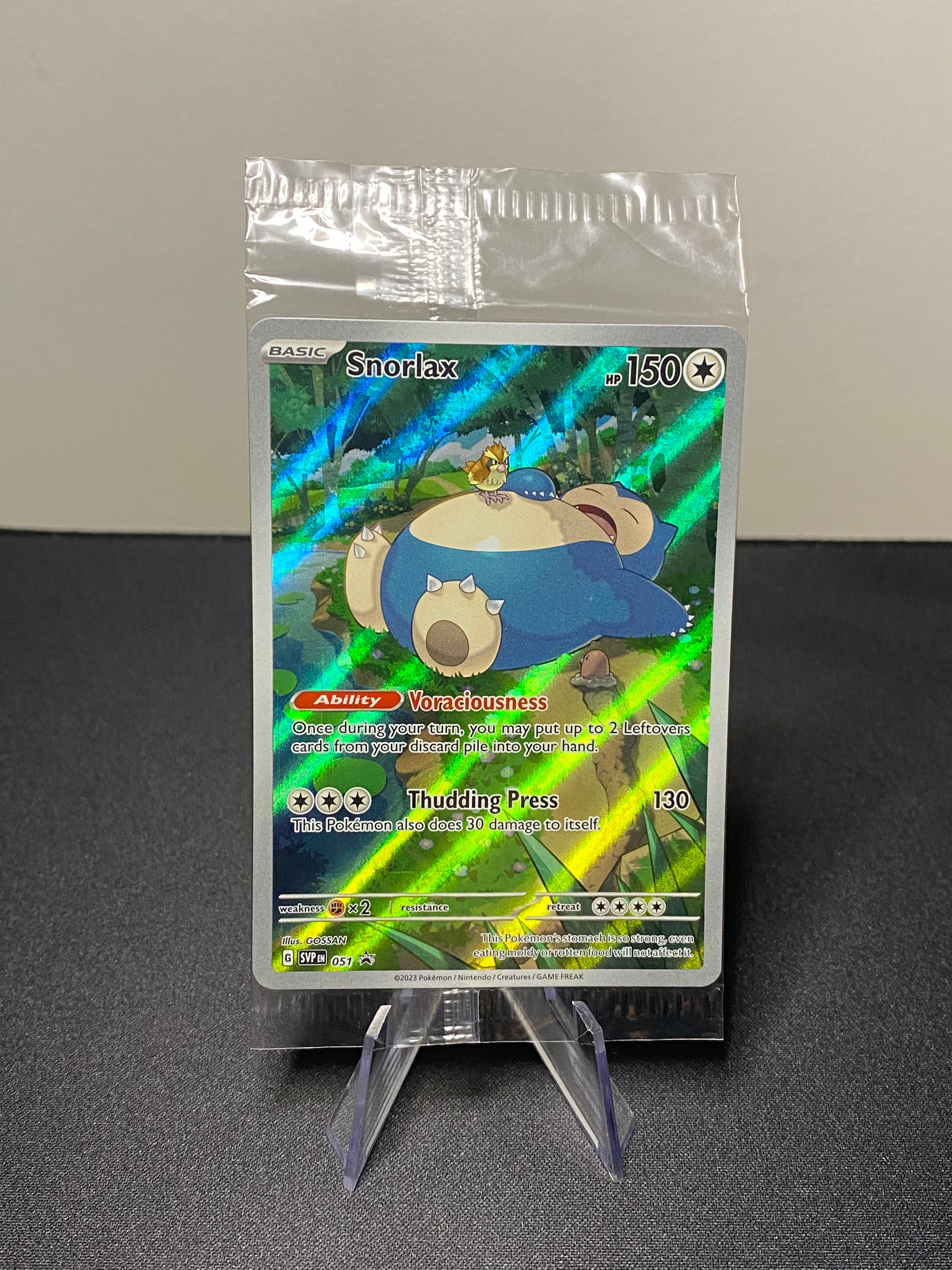 Pokemon — Snorlax SVP051 Promo Sealed — Near Mint