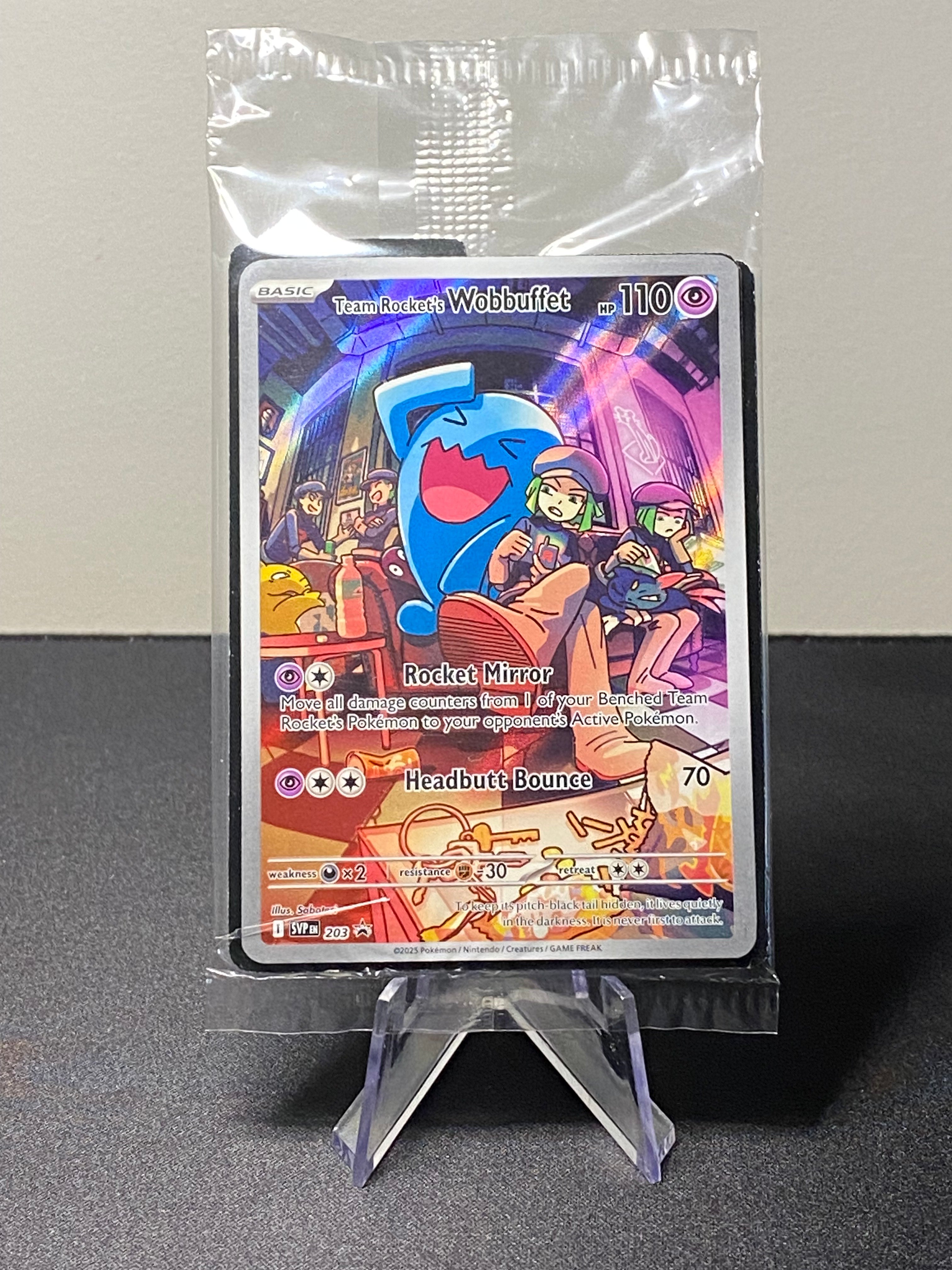 Pokemon — Wobbuffet SVP203 Promo Sealed — Near Mint